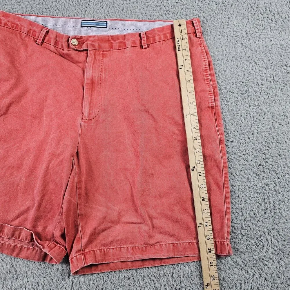 Peter Millar Shorts Mens 40 Salmon Pink Pima Cotton Casual Golf 8